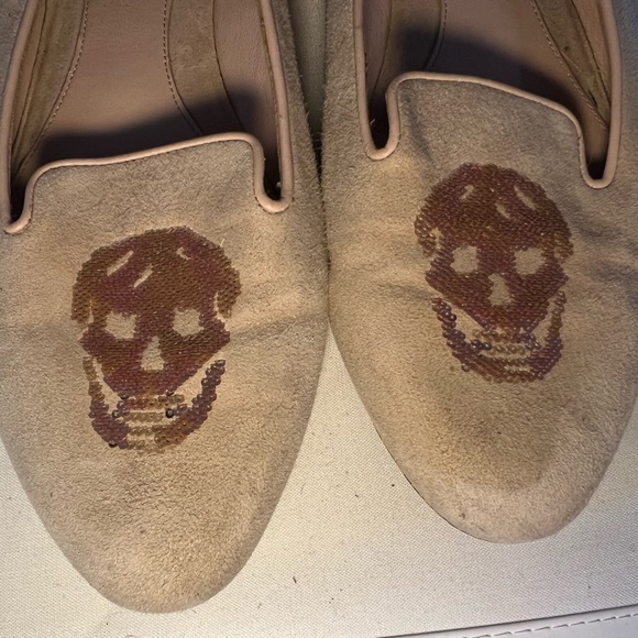 Alexander McQueen suede flats 8.5 - Picture 2 of 4